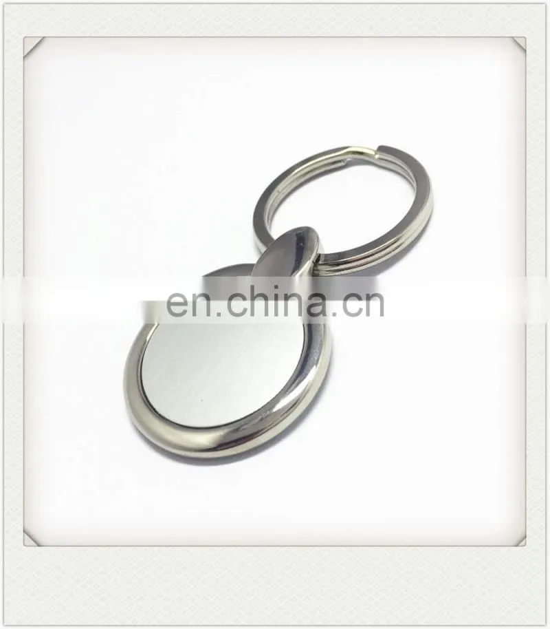 Promotional Personalised Stainless Steel Blank Custom Keyring