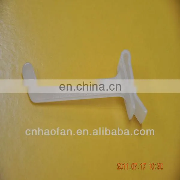 clear plastic hook for display