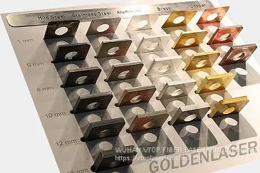 Golden laser Fiber Cutting Quality