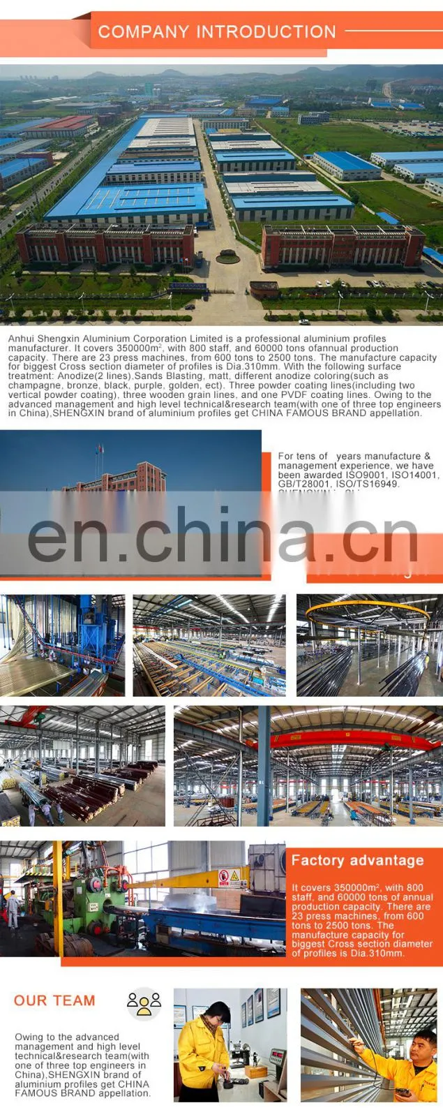 P10 led display aluminium spandrel profiles 6063