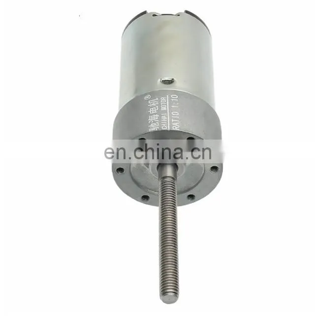 ChiHai Motor CHR-GM37-3448K DC CHINA Metric Screw Shaft Gear Motor 24V 350rpm