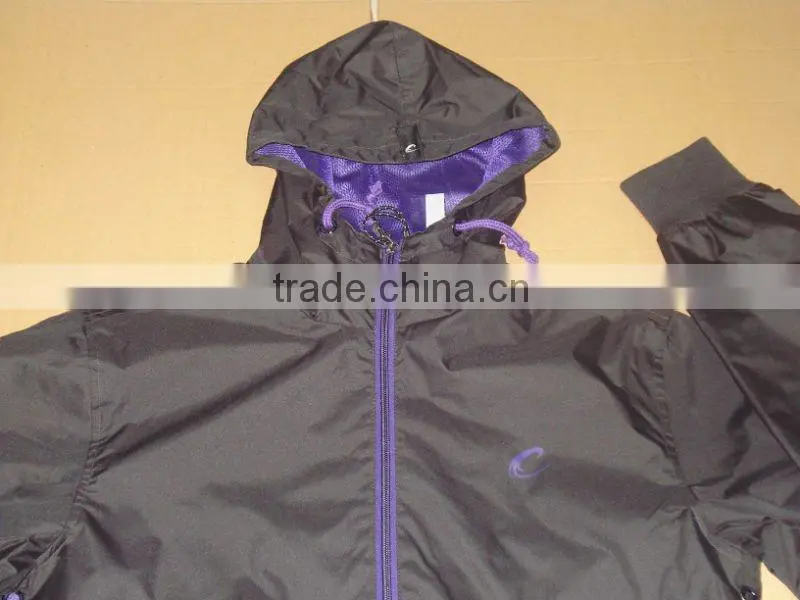 MOQ 600 PCS men nylon outdoor windbreaker jackets