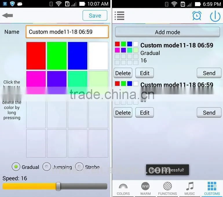 Group Control/Music Control/Timing Control 9W Dimmable WiFi LED Downlight With Both Android And IOS APP Magic Home WiFi