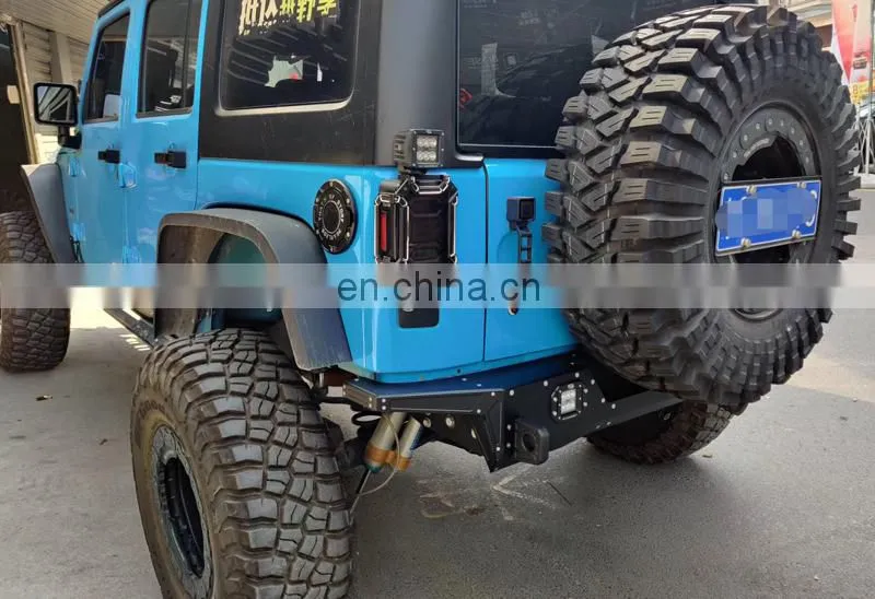 Aluminum Rear Bumper protector accessories for Jeep Wrangler JK 2007 Accessories