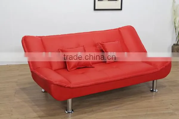 Modern Promotion Cheap Folding Leather Futon Sofa Bed