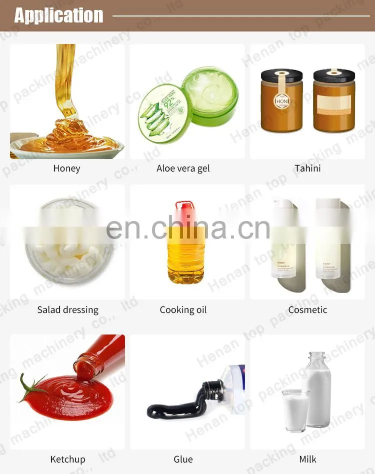 Automatic date mustard peanut butter paste filling packing machine with pouch