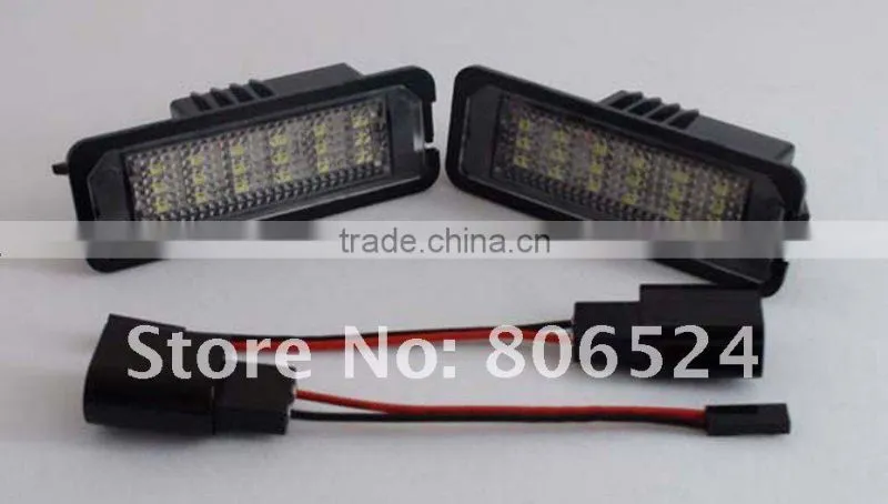 Golf 6 led number plate light for VW