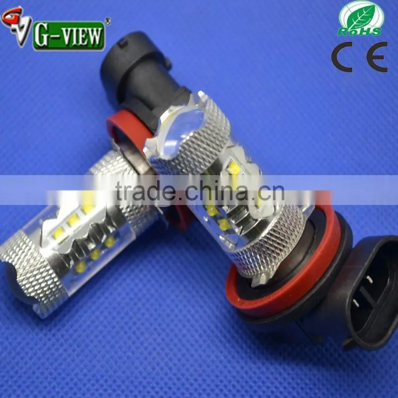 2015 factory price h11 fog light led 80w