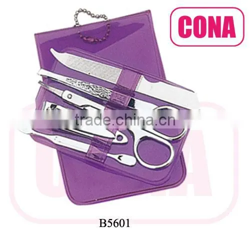 4pcs travel kit/manicure set with blister