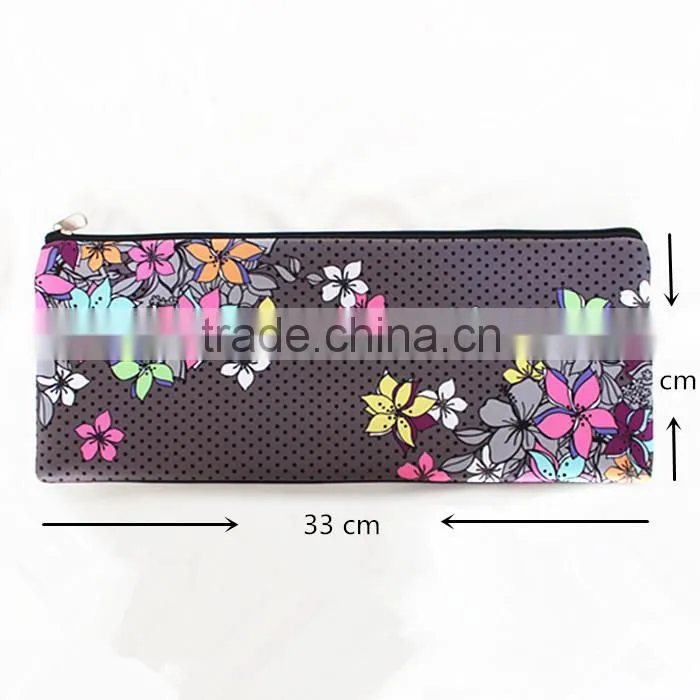 2014 custom pencil case, neoprene fabric material, custom pattern welcomed