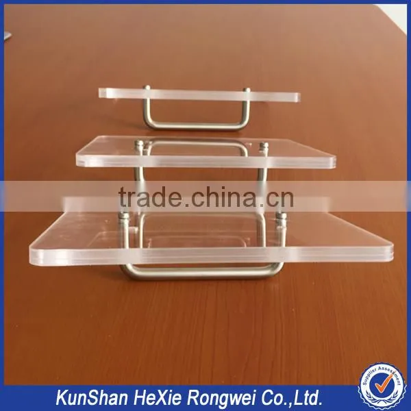 abs transparent plastic block machining