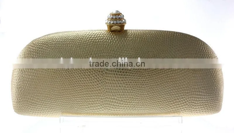 wholesale latest style in 2014, high quality pu leather, a few of colars be chosed,PU leather evening bags