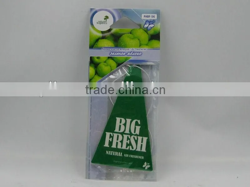 oval cheap simple hang car air freshener