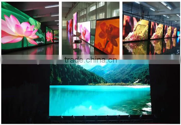 4mm indoor smd full color fixed advertising LED display screen P4