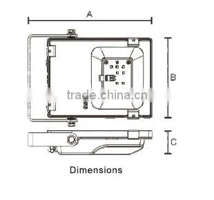 150w new arrival flat panel lighting garden spot led flood light