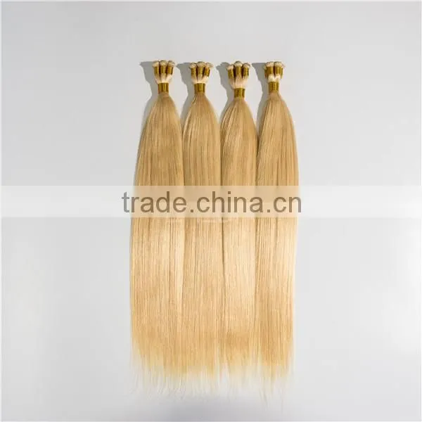 celebrity popular sweet lady hand tied weaving hair Mongolian