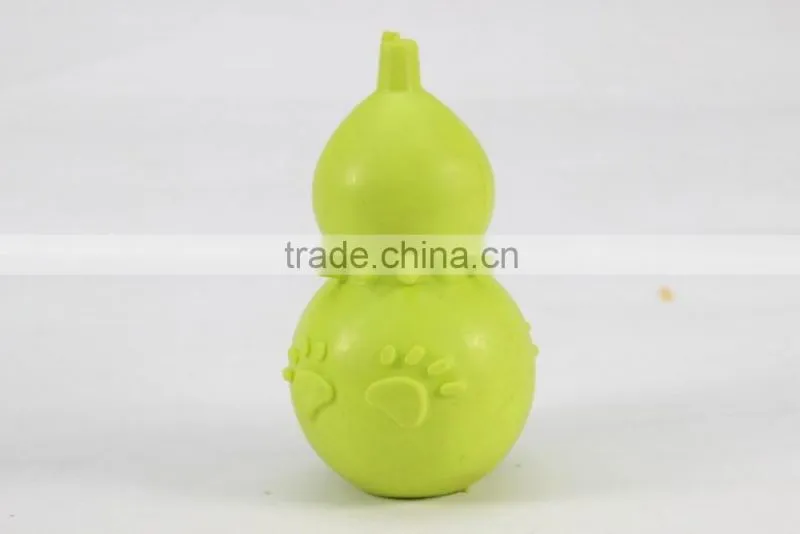 Bottle gourd thermoplastic rubber pet toy for dogs and cats chew dog supplies
