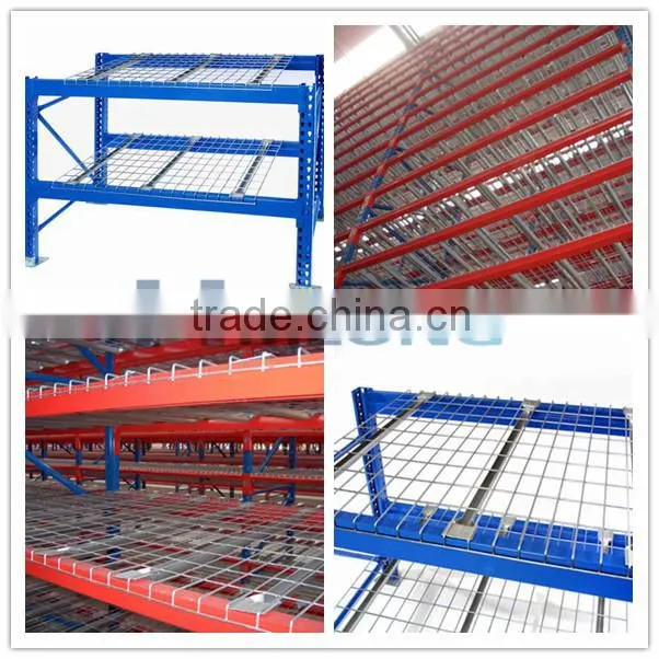 Material handling steel wire mesh decking for pallet racking