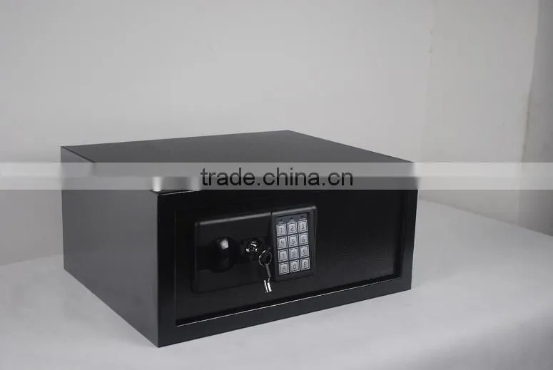 2014 CHEAP digital hotel room deposit safe box with 15" laptop size