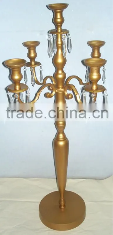 Cast Aluminum Aluminum Candle Stand for Home Decor & Wedding Decor, Candelabra