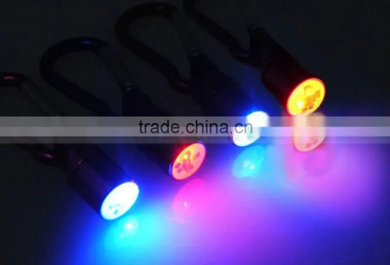 Promotion Gift Pet Neck Location LED Flash Light Carabiner Lamp
