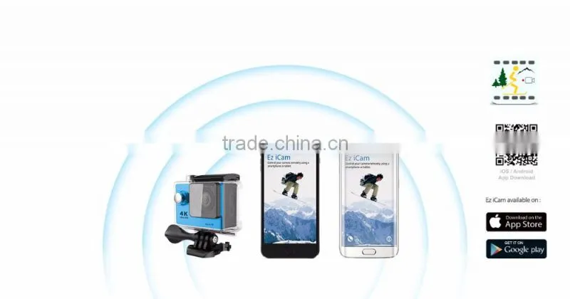 H9R Ultra HD 4K Sport Camera with 170 Degree Wide Angle,2.4G Remote,4K waterproof sport camera
