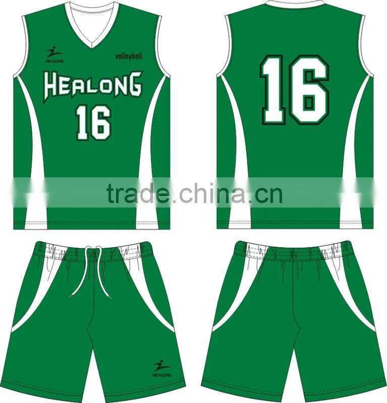 sublimation custom volleyball uniform wholesale jersey