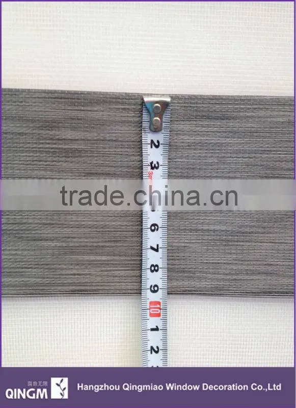 Blackout fabric window zebra roller blinds sun strip curtain