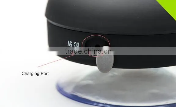 2015 Portable Waterproof Bluetooth Speaker Shower speaker Car Handsfree Receive Call & Music Suction Phone