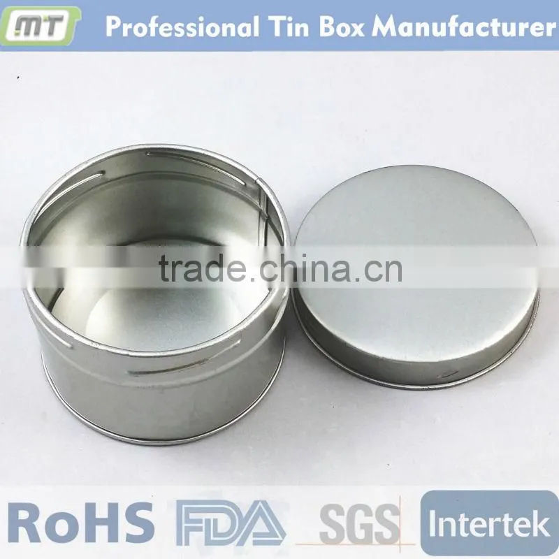 hot sale small tin container for food packing, small tin container