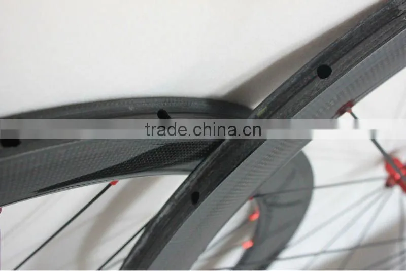 Toray T700 road wheelset tubular 50mm road bicycle rims 700c MT-50T