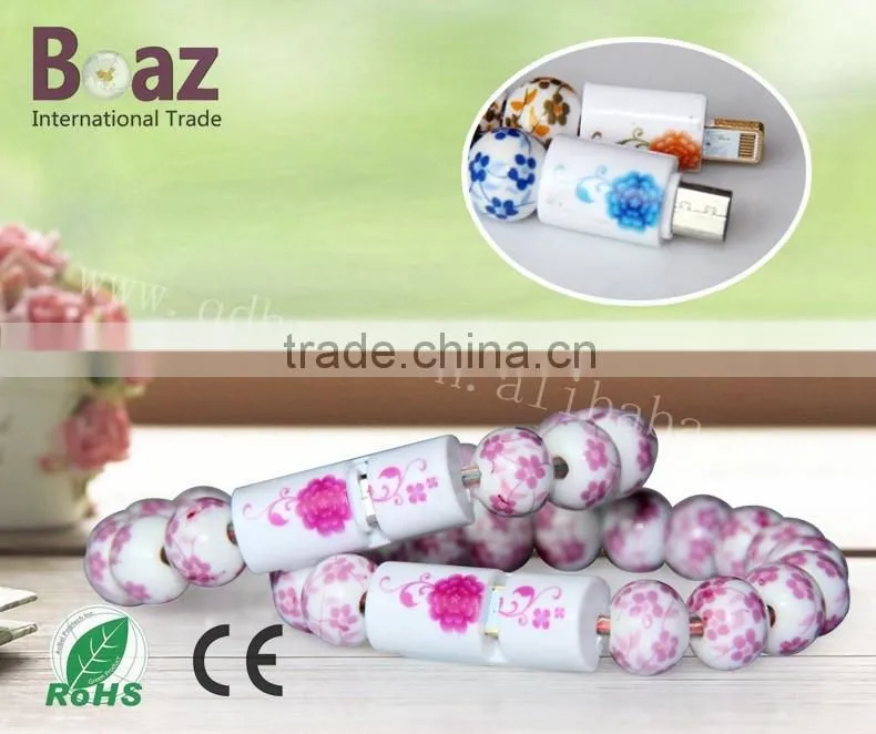 Competitive price mobile charger bracelet usb cable