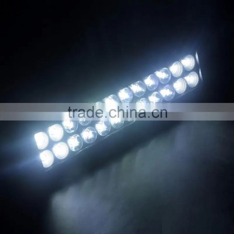 Shenzhen supplier dual Row 72w led light bars for trucks car accessories