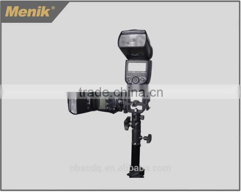 JM-74 three head hotshoe holder,photo lighting support,Photographic equipment