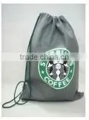 grey basketball drastring pouch