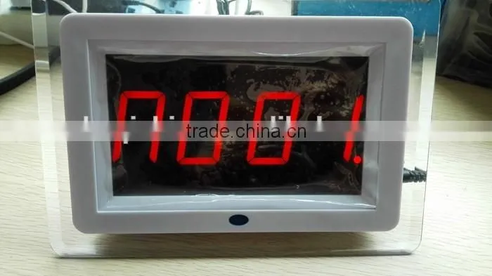 Restaurant waitress service equipment call bell K-D2 with K-200CD display receiver