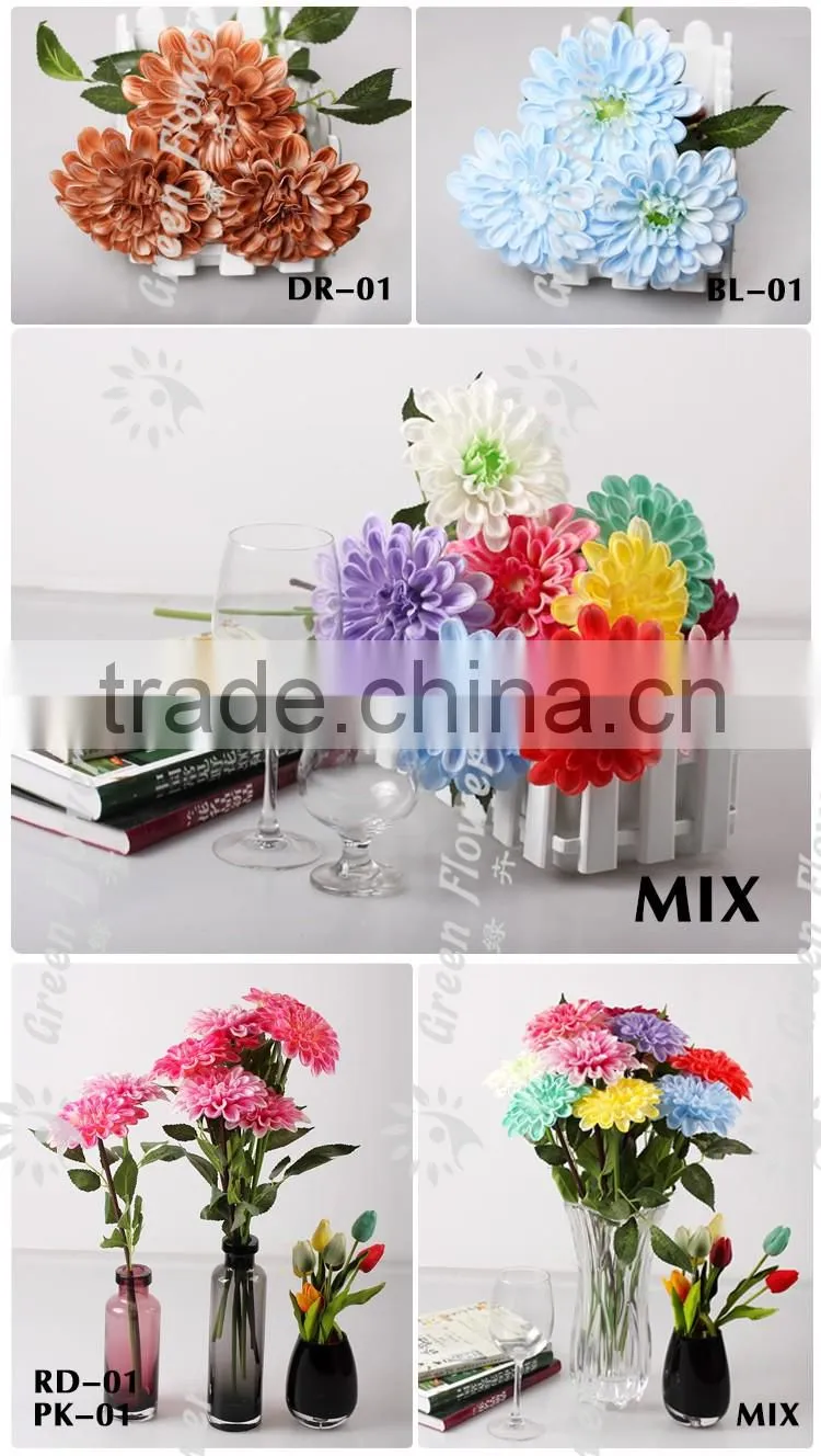 greenflower 2016 Barberton daisy Real Touch Chinese herbaceous peony Wedding decrations flowers
