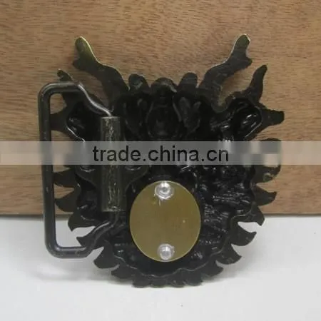 Cross belt buckle with Rhinestones zinc plate Sheet Stamping Steel adjustable Quick Connect Buckle