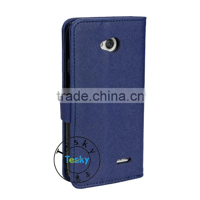 SHOCKPROOF COVER CASE FOR LG L70,HOT SELLING BUSINESS BOOK STYLE FOR LG L70 DUAL