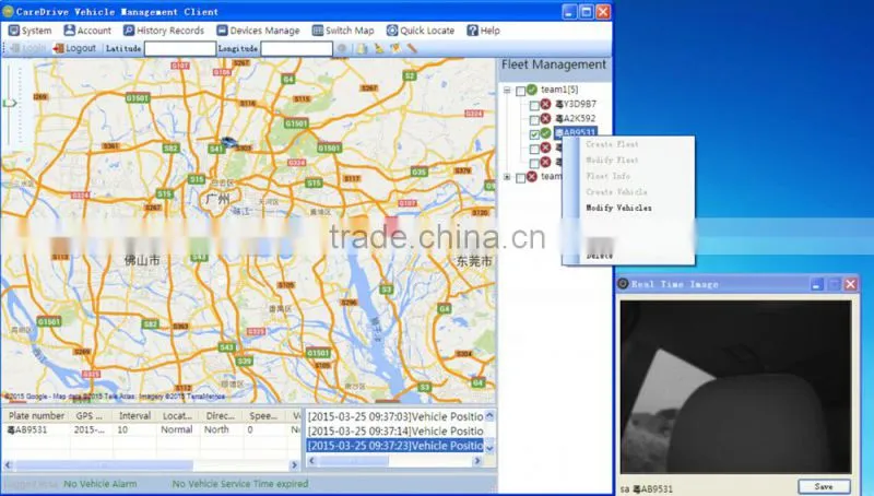 GPS Fleet Tracking device