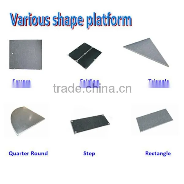 Factory aluminum mobile stage, outdoor stage