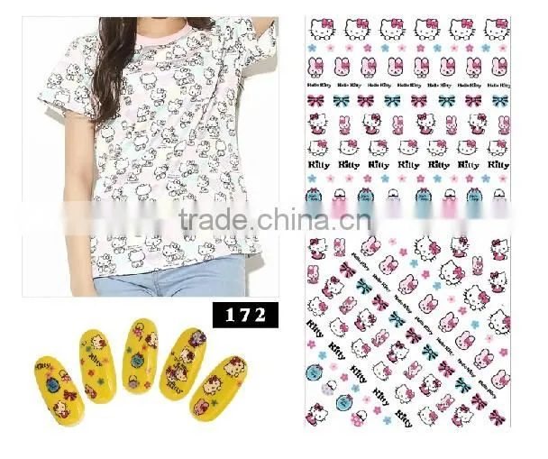 Colourful Gel Nail Art Nail Sticker Supplier Nail Wraps
