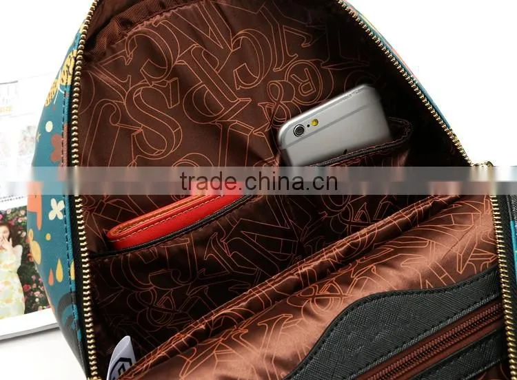 Animal print fashion best selling pu leather backpack bags