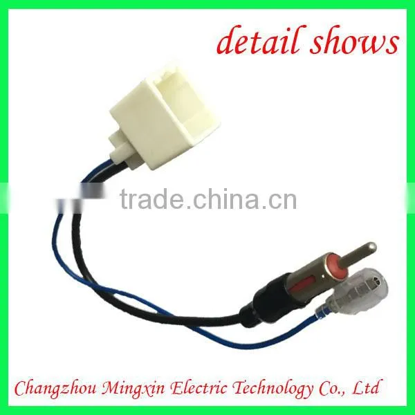 New Electric Auto Accessory Port Two Cables car radio/tv antenna adapter cable connector