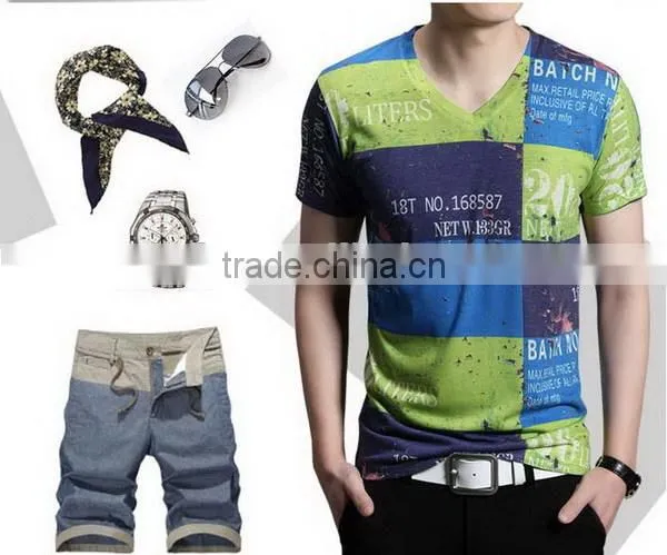 Super quality classical dip dye men's short sleeve polo