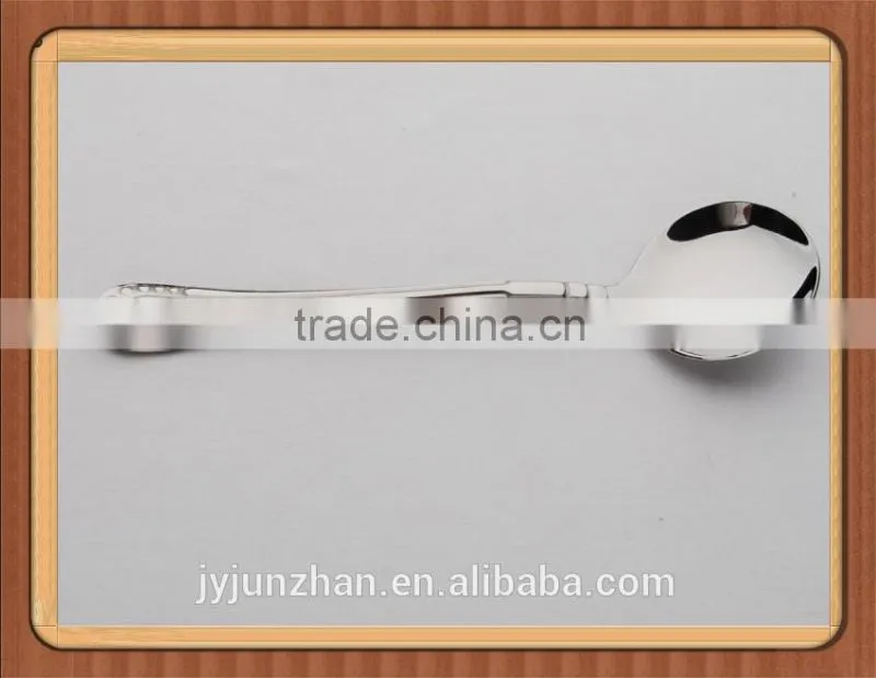 Stainless meat fork with 14.4cm size and shinning mirror polish