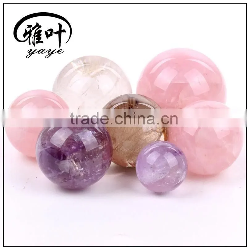 Yellow Glass Balls/Spheres Decorative Colored Glass Balls/Spheres