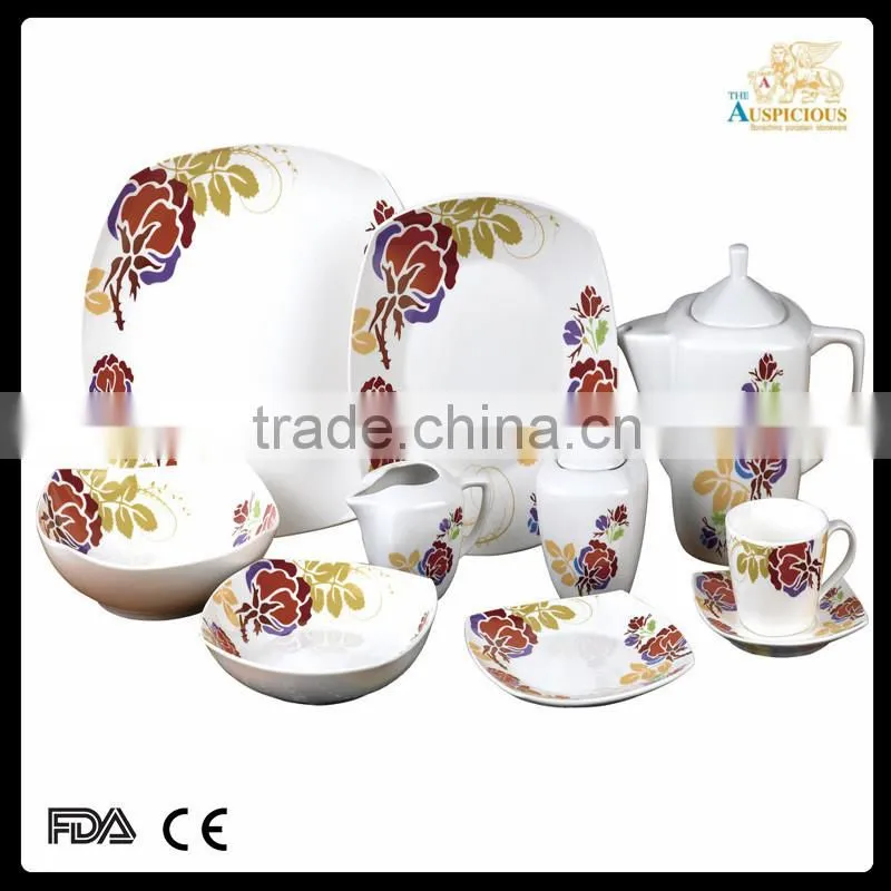 47pcs porcelain dinner set