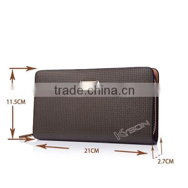 Credit card holder case money clip innovative wallet in brown