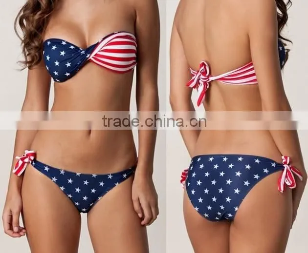 hot sexi photo image Twisted USA girl sexy image Swimwear Swimsuit in Stock